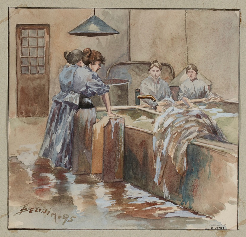 F. Séguin - Refuge Pauline Roland, rue Fessart Le lavoir