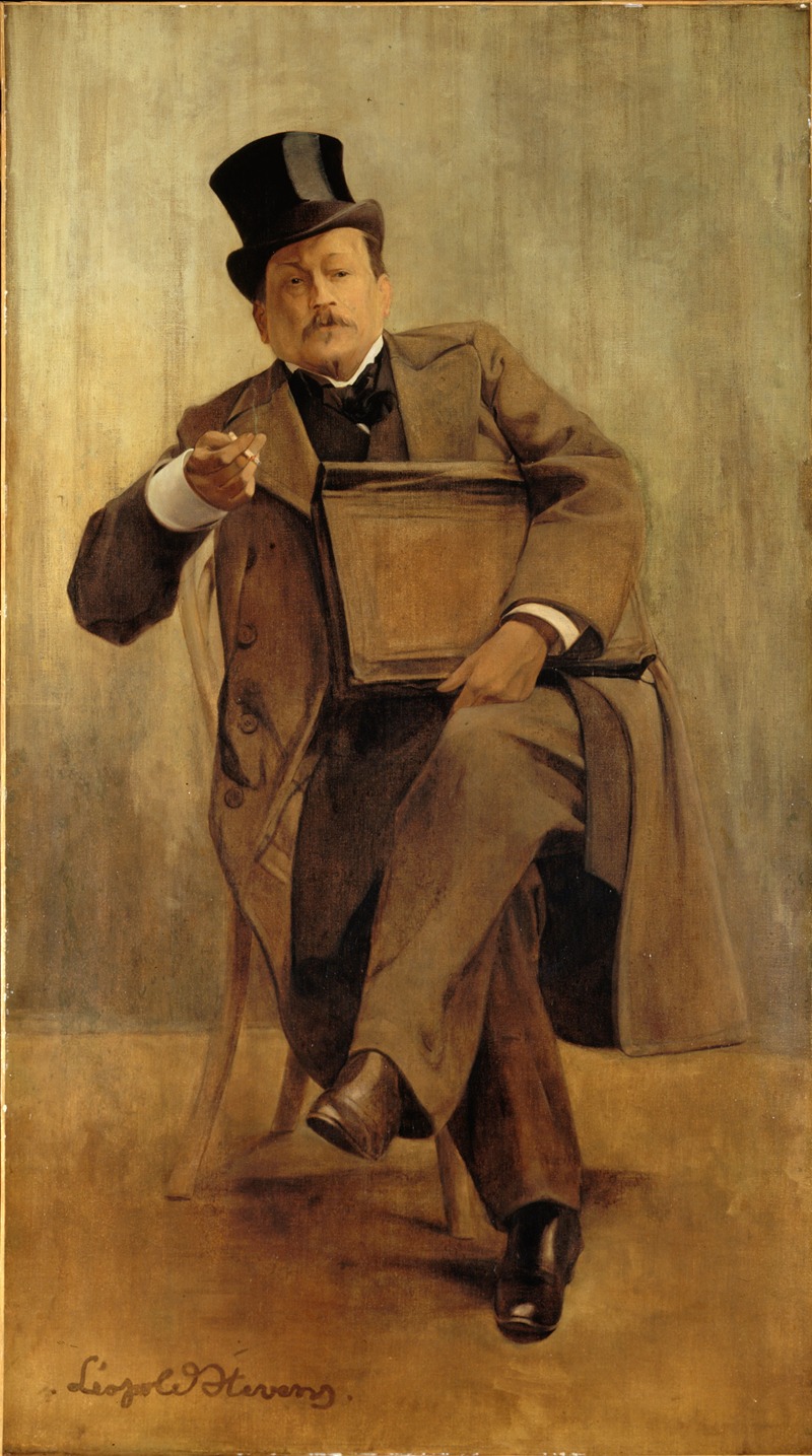 Léopold Stevens - Portrait de Georges Courteline (1858-1929)