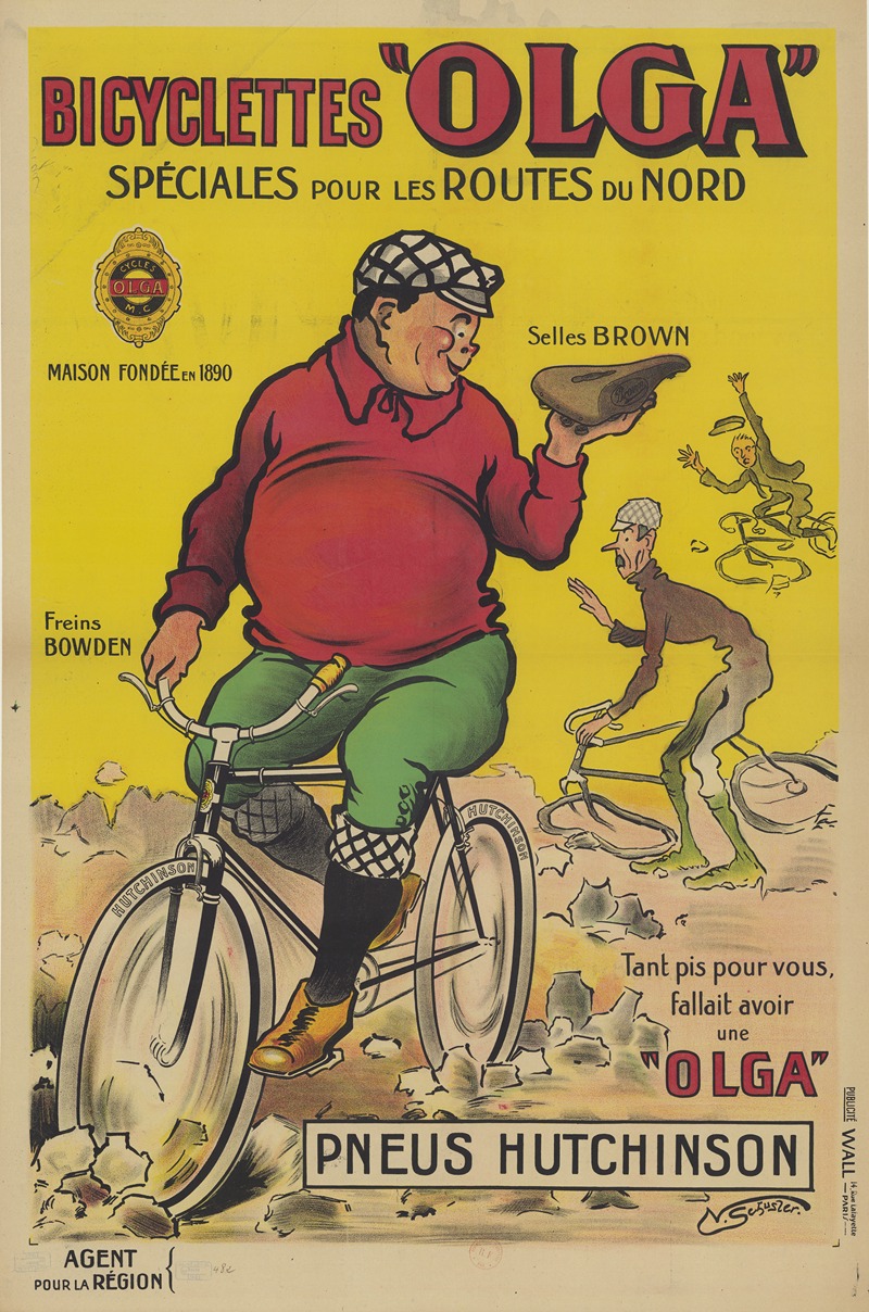 V. Schusler - Bicyclettes Olga, spéciales pour les routes du nord