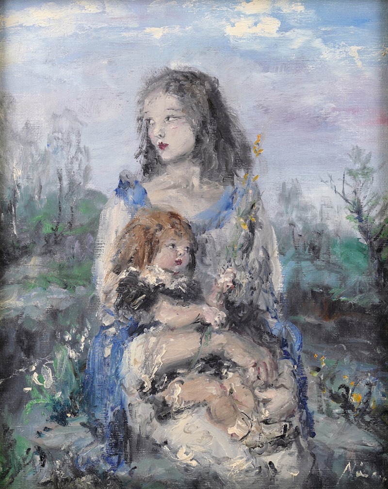 Aurel Naray - Mother and Child