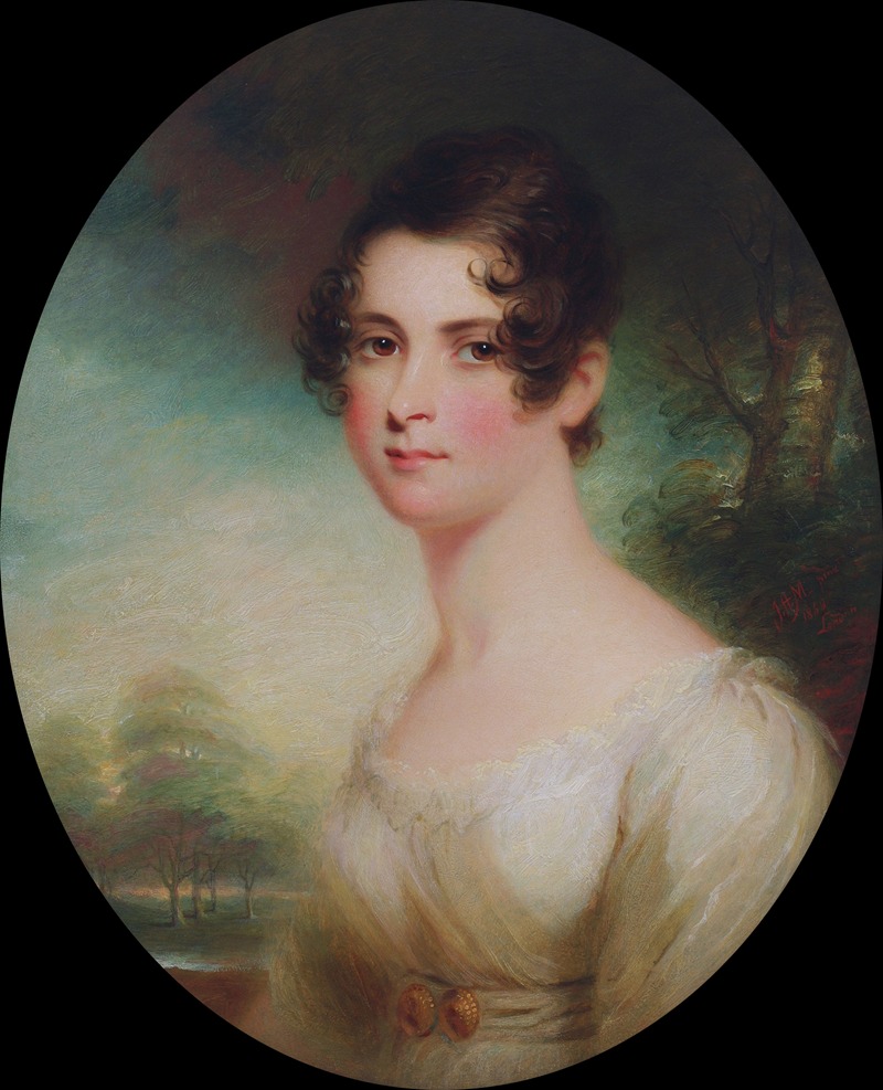 James Heath Millington - Portrait of a Young Lady