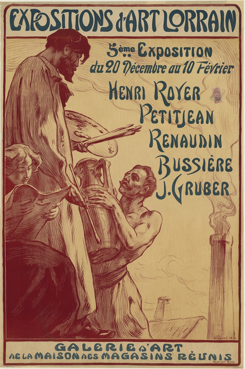 Victor Prouvé - Expositions d’art lorrain