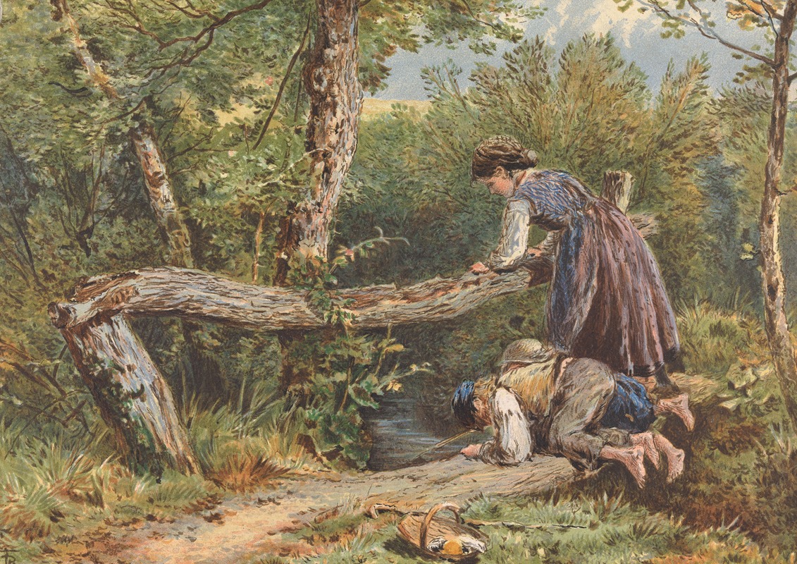 Myles Birket Foster - Young Fishermen