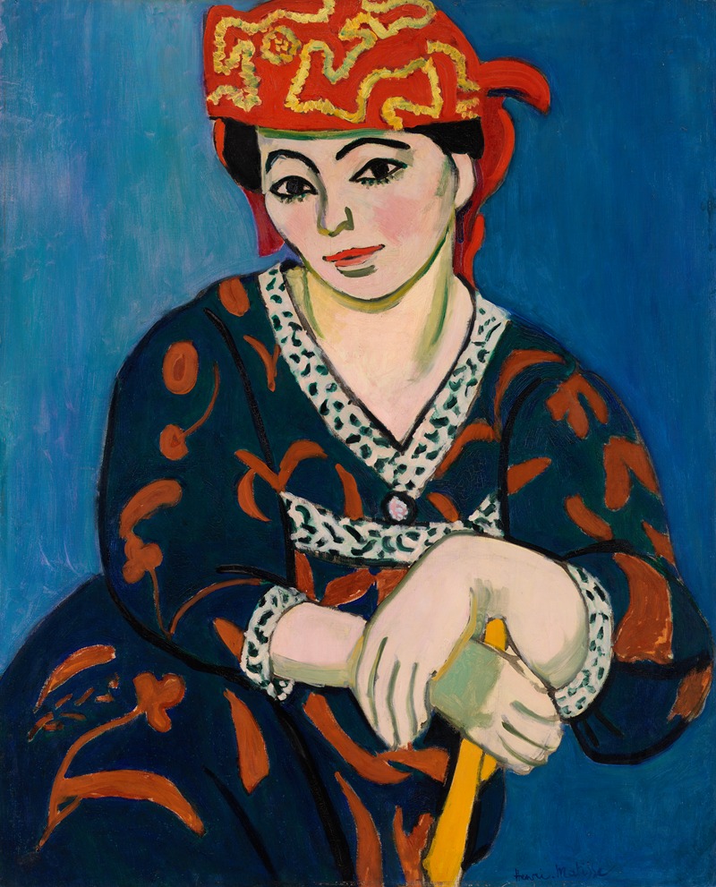 Henri Matisse - Red Madras Headdress (Le Madras rouge)