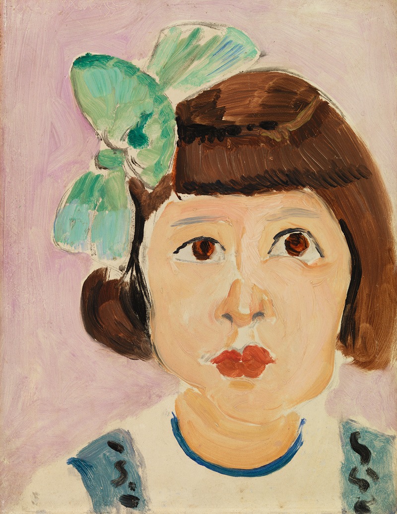 Henri Matisse - Head of a Young Girl (Tête de fillette)