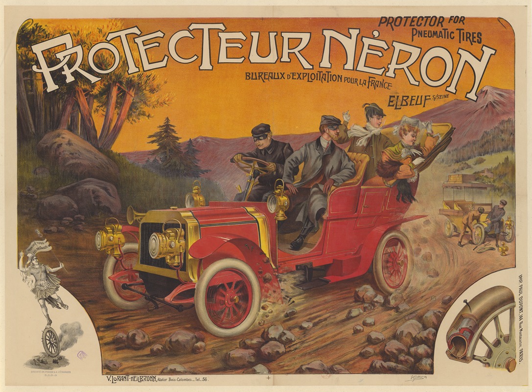 Vincent Lorant-Heilbronn - Protecteur Néron, protector for pneumatic tires. Elbeuf s,Seine