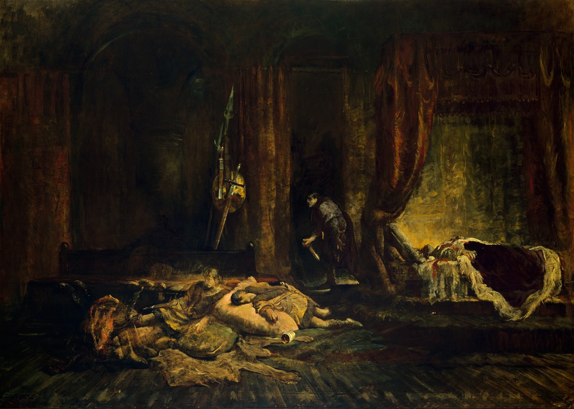 Alfred Roffe - Macbeth’s murder of Duncan