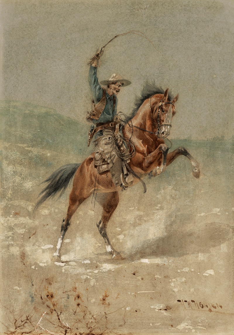 Herman Wendleborg Hansen - Bucking Bronco