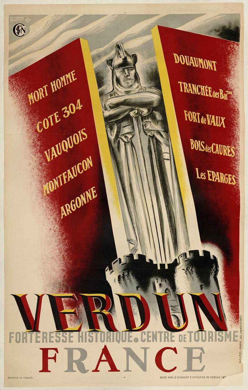 Etienne Jeannet - Verdun. Forteresse historique. Centre de tourisme. France