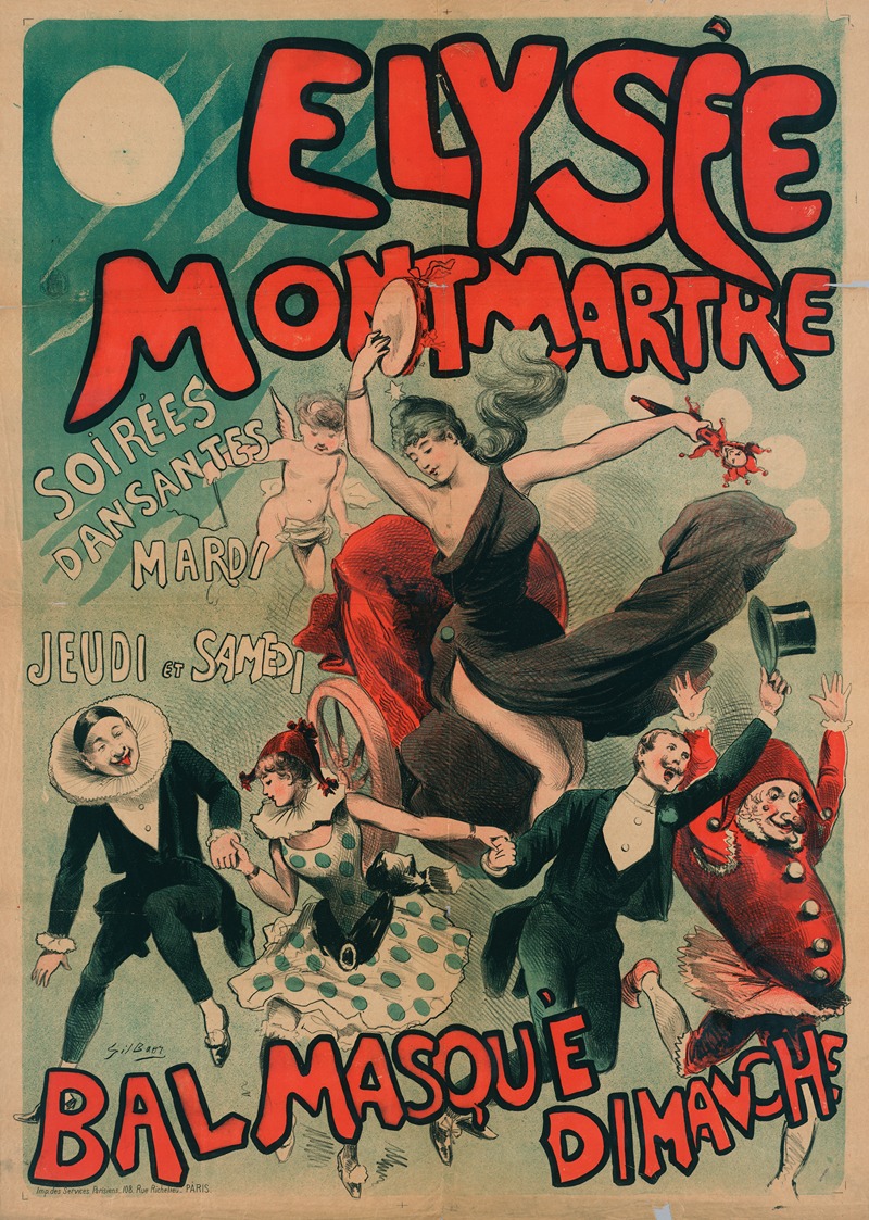 Gil Baer - ELYSEE MONTMARTRE SOIREES DANSANTES MARDI JEUDI ET SAMEDI BAL MASQUE DIMANCHE