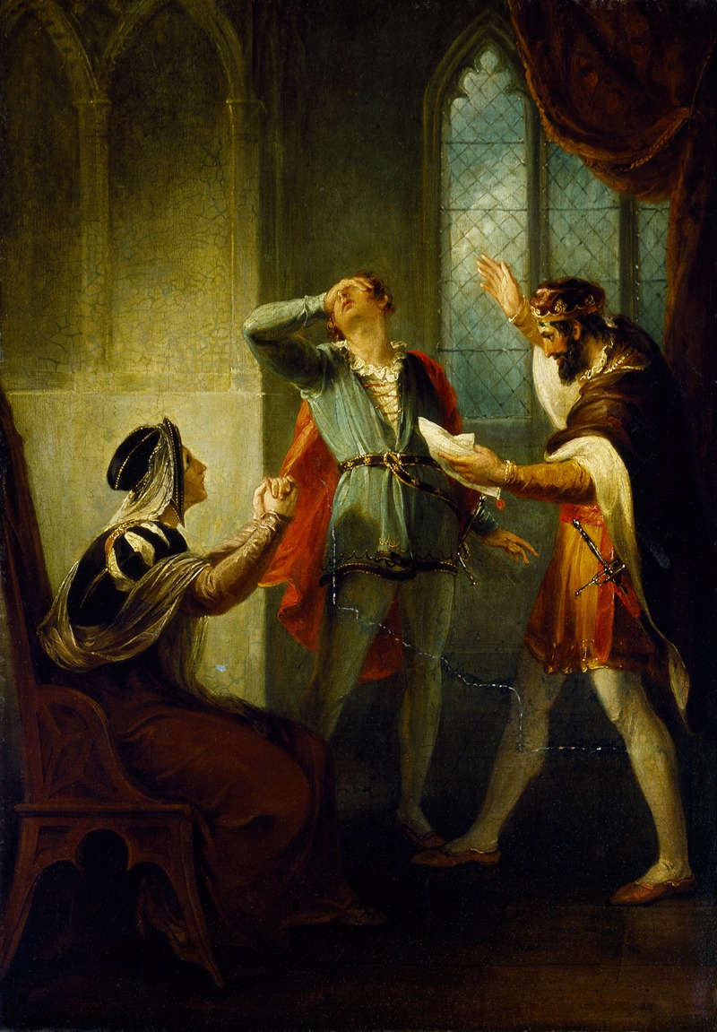 William Hamilton - The Duke of York discovering his son Aumerle’s treachery