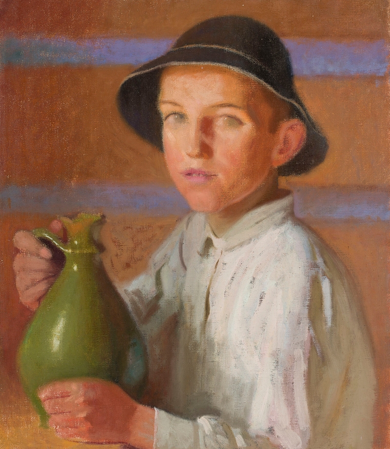 Edward Butrymowicz - Young highlander in a hat
