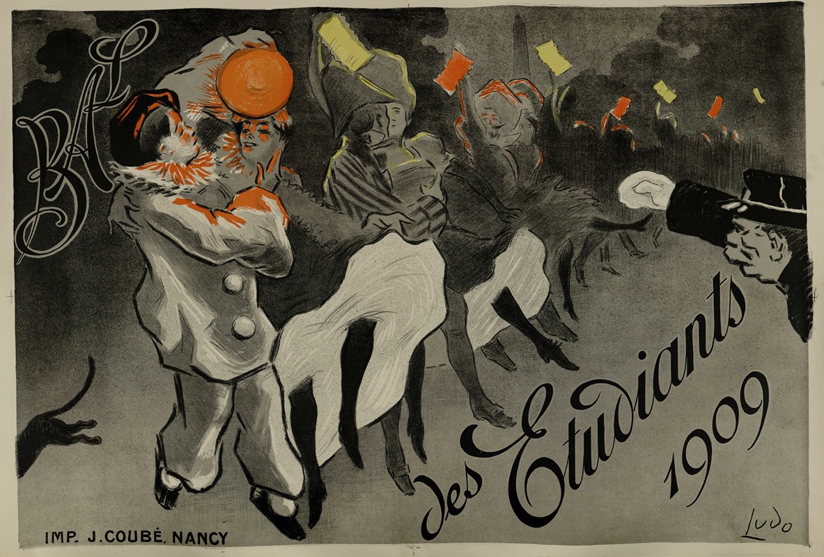 Ludo-Ferrières - Bal des étudiants 1909