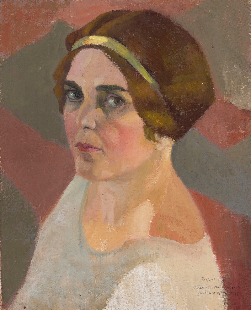 Helena Ciechanowska - Self-portrait