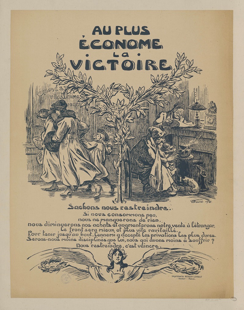 Victor Prouvé - Au plus économe la victoire