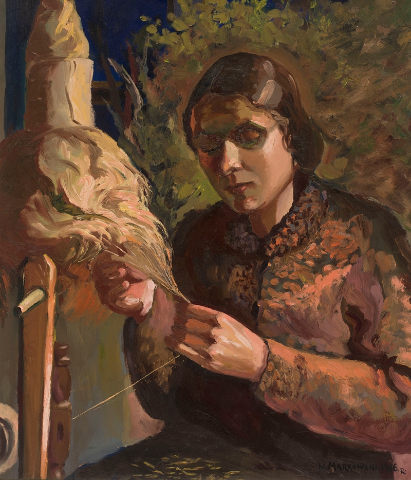 Wacław Markowski - At a distaff