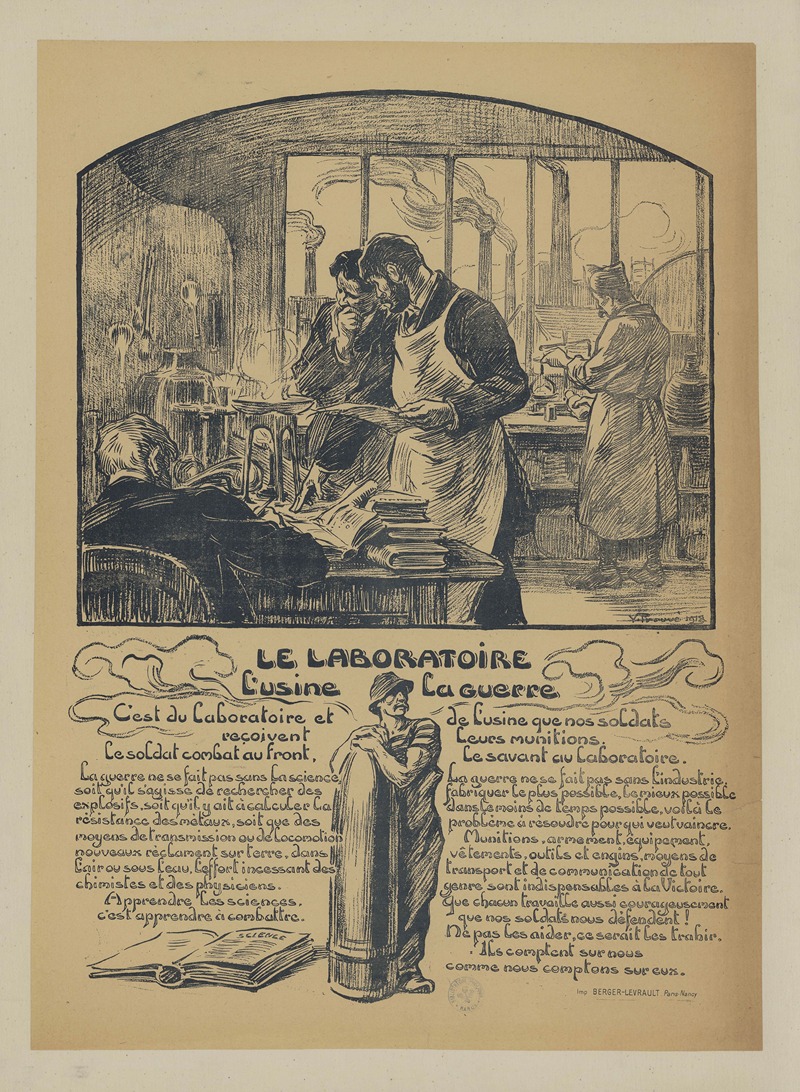 Victor Prouvé - Le laboratoire, l’usine, la guerre