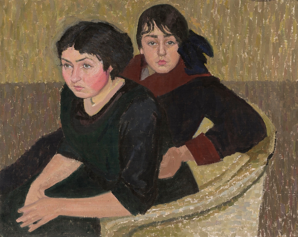 Władysław Aer - Portrait of young girls