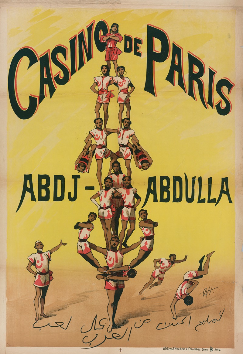 Alfred Choubrac - Casino De Paris Abdj – Abdulla