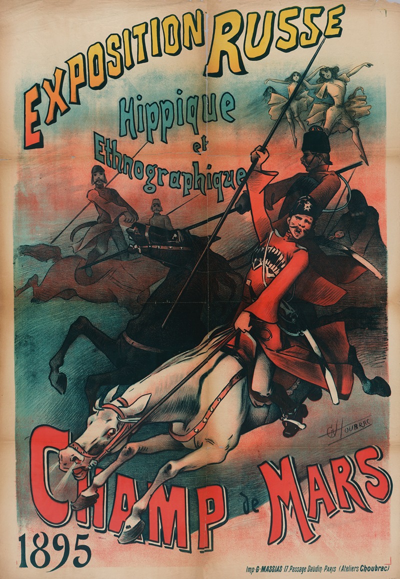 Alfred Choubrac - Exposition Russe Hippique Et Ethnographique Champ De Mars 1895