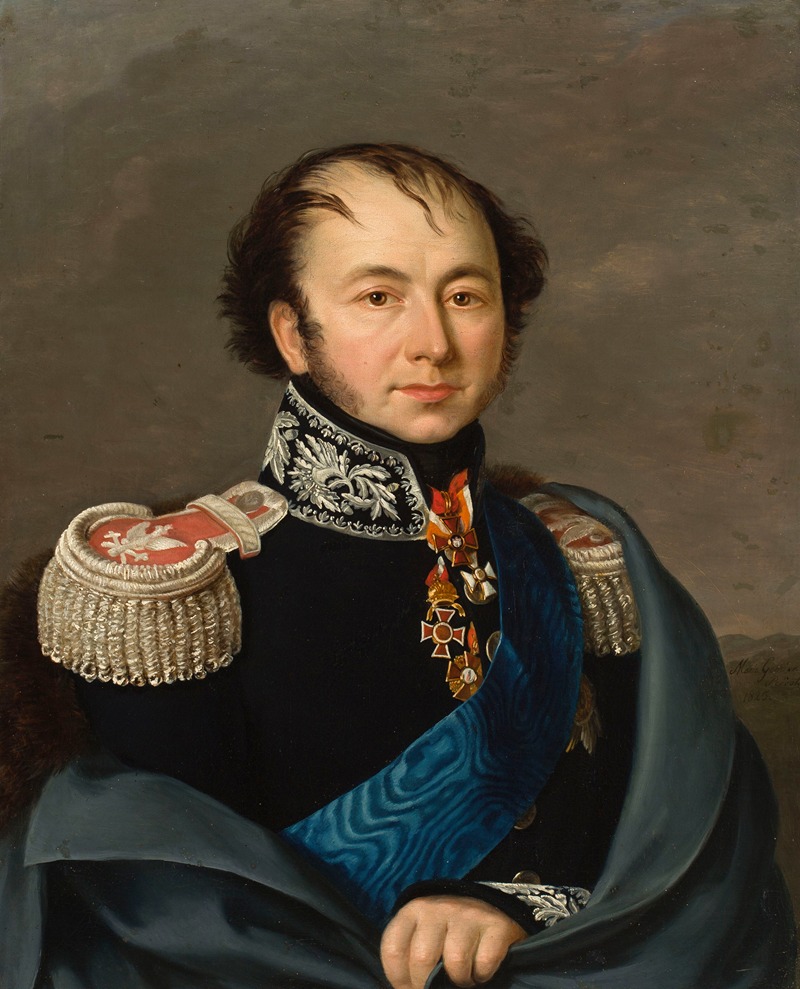 Marie Gomier-Prévot - Portrait of Ksawery Franciszek Drucki-Lubecki (1778–1846)