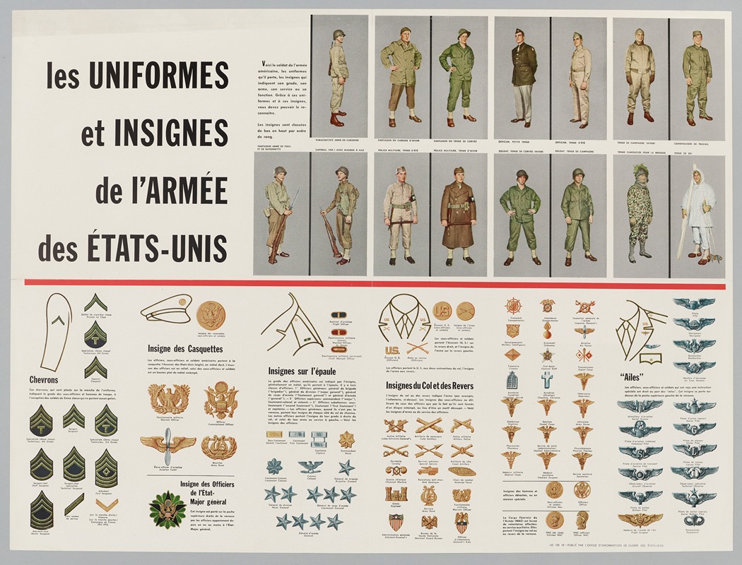 Anonymous - Les Uniformes Et Insignes De L’armee Des Etats-Unis