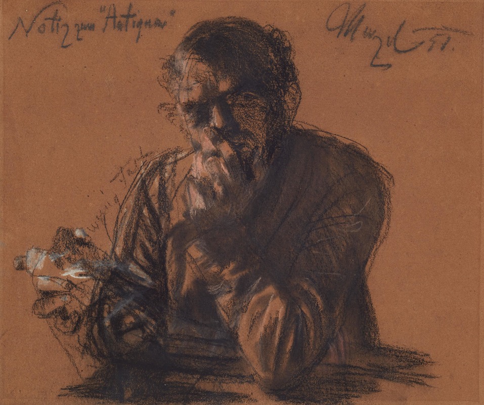 Adolph von Menzel - Selbstporträt