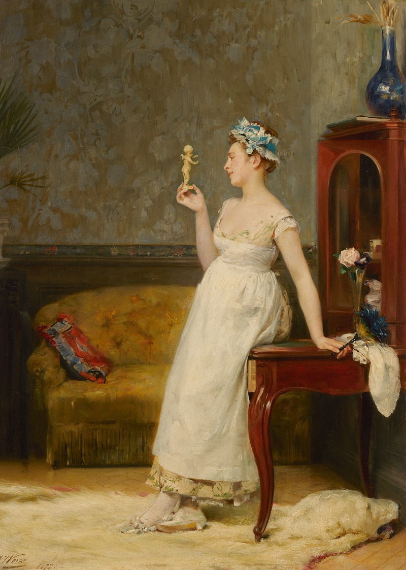 Adolphe Weisz - Dame in interieur