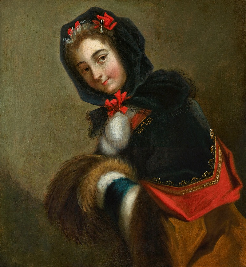 Alexis Grimou - Jonge Dame met mof