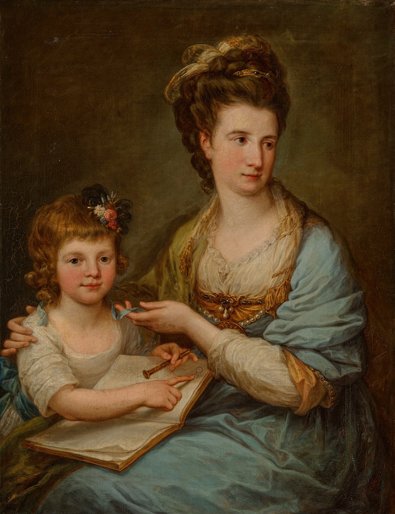 Angelica Kauffman - Portrait of Anne Stewart, née Dashwood, Countess of Galloway (1743-1830)