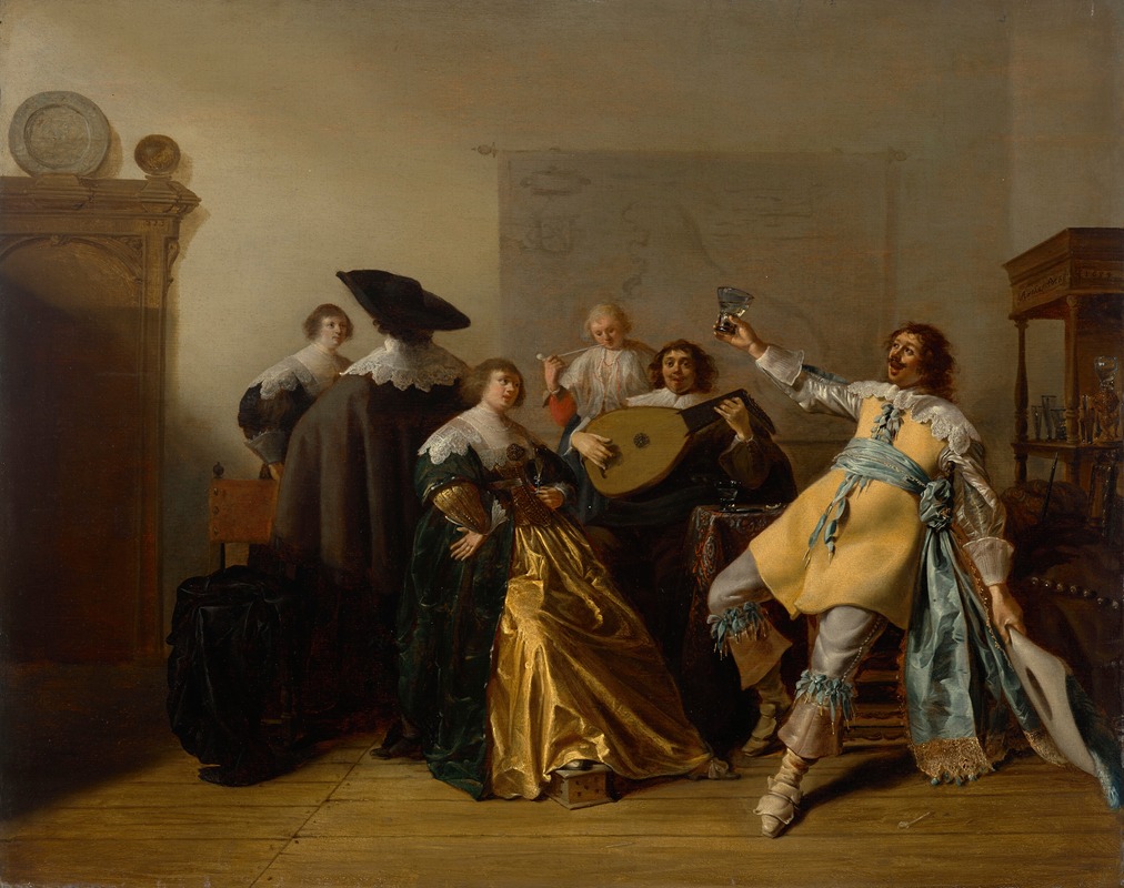 Anthonie Palamedesz. - Cavaliers and ladies making music