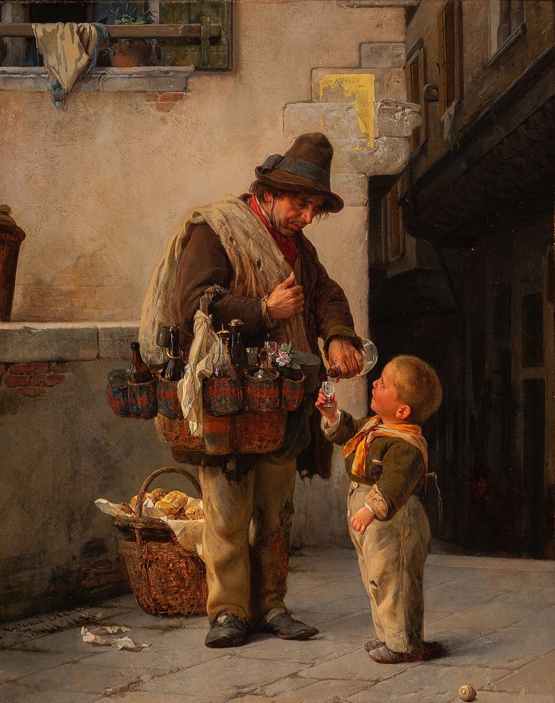 Antonio Rotta - A sip of wine