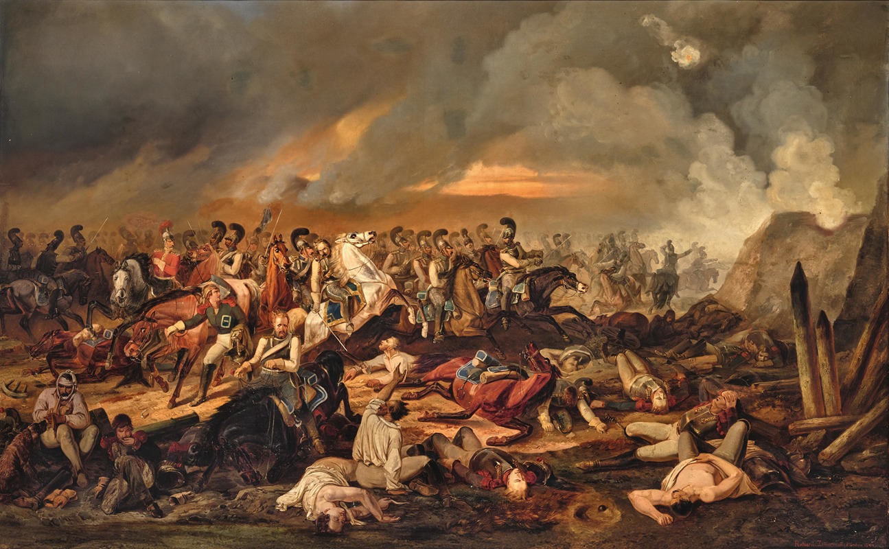 August Richard Zimmermann - The Battle of Borodino