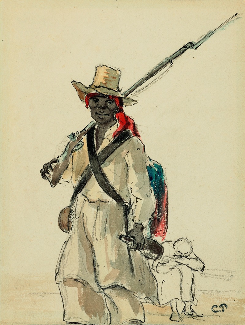 Camille Pissarro - Vénézuélien au fusil