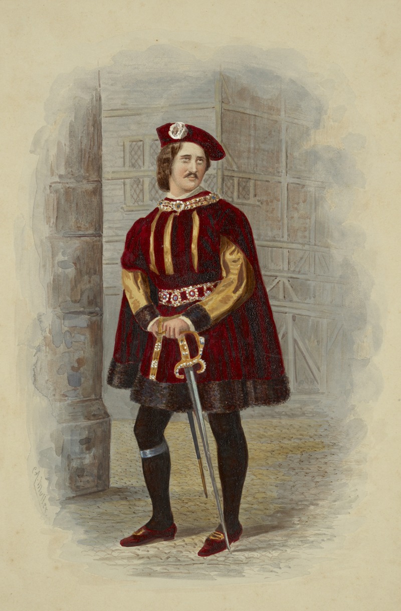 Conrad A. Müller - James William Wallack as Richard III