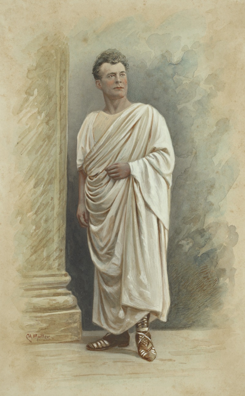 Conrad A. Müller - John McCullough as Virginius