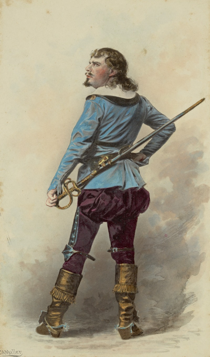 Conrad A. Müller - Stuart Robson in the play An Arrant Knave