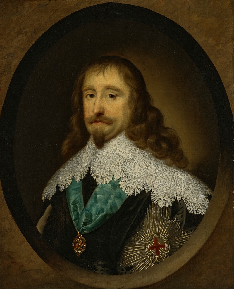 Cornelius Johnson Van Ceulen - Portrait of a gentleman