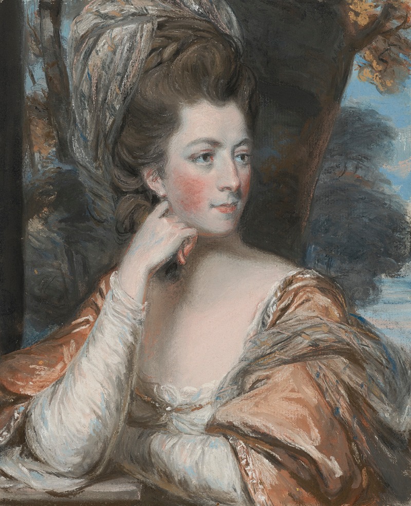Daniel Gardner - Portrait of Sarah Fane, Countess of Westmorland (née Sarah Anne Child, 1763-1793)