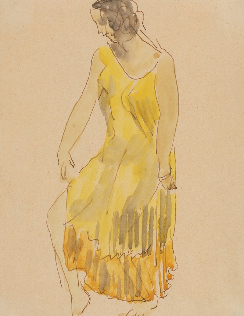 Emile Antoine Bourdelle - Study of Yvonne Daunt