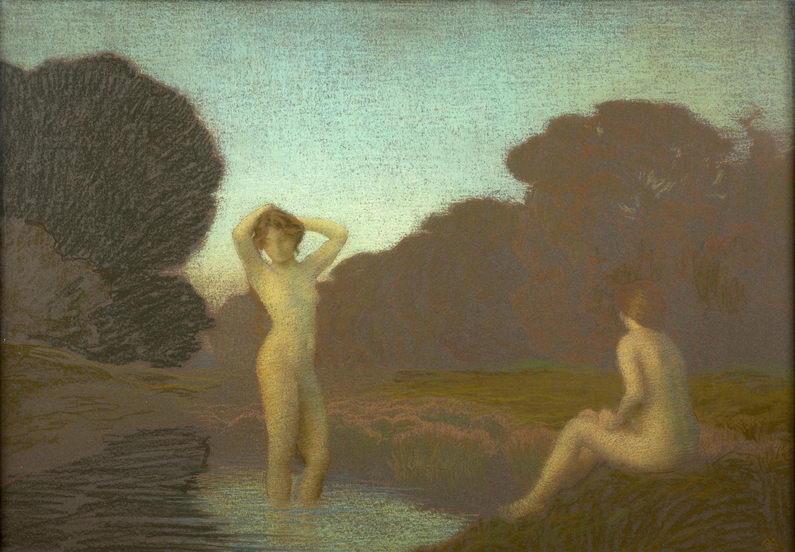 Émile-René Ménard - The two bathers