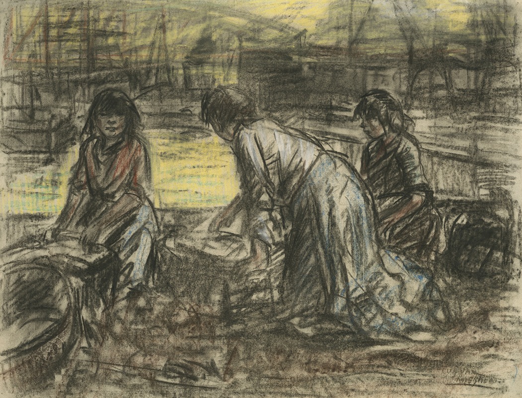 Eugeen Van Mieghem - Sack seamstresses at work