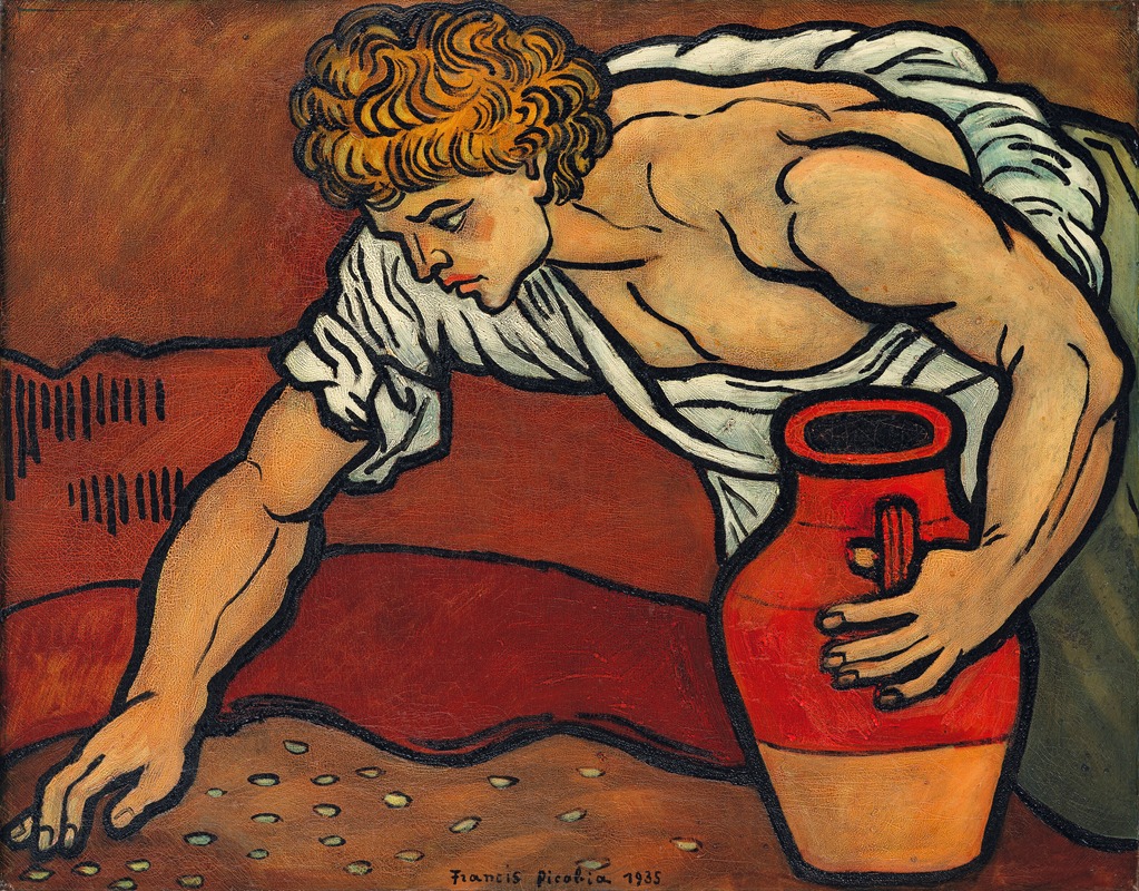 Francis Picabia - Sans titre (Garçon à la cruche)