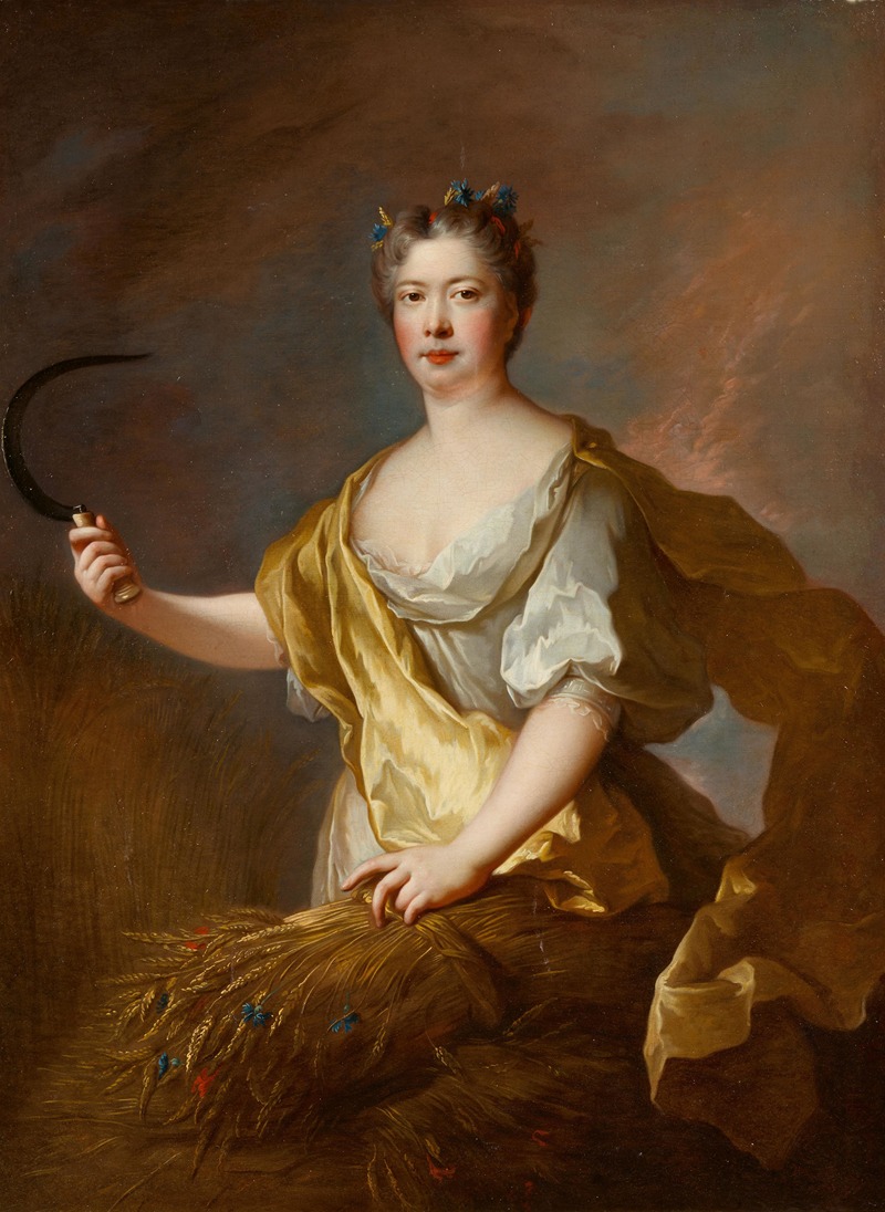 François de Troy - Portrait einer Dame als Ceres