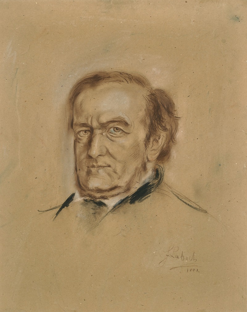 Franz von Lenbach - Portrait bust of Richard Wagner (1813-1883)