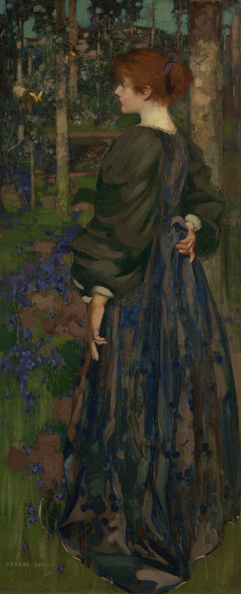 George Henry - Spring (or ‘In the bluebell wood’)