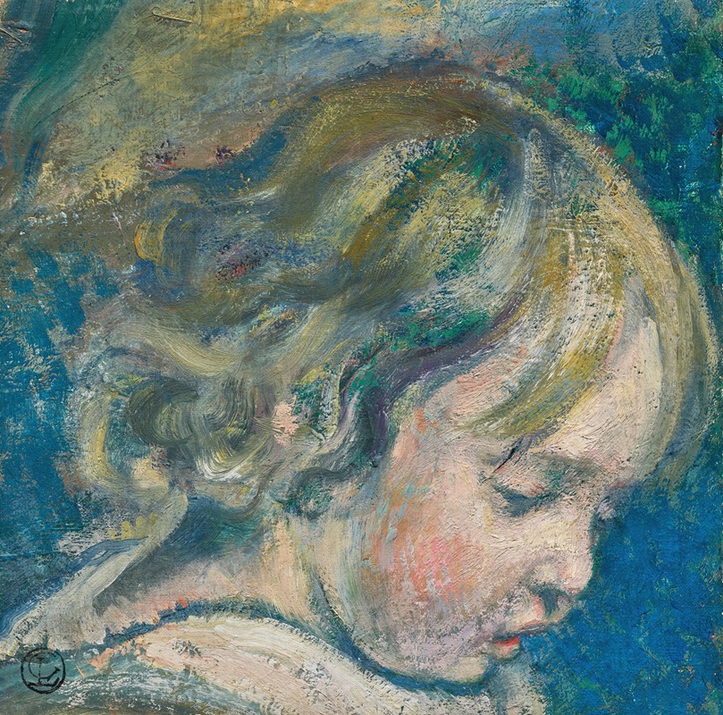 Georges Lemmen - Tête du petit Pierre