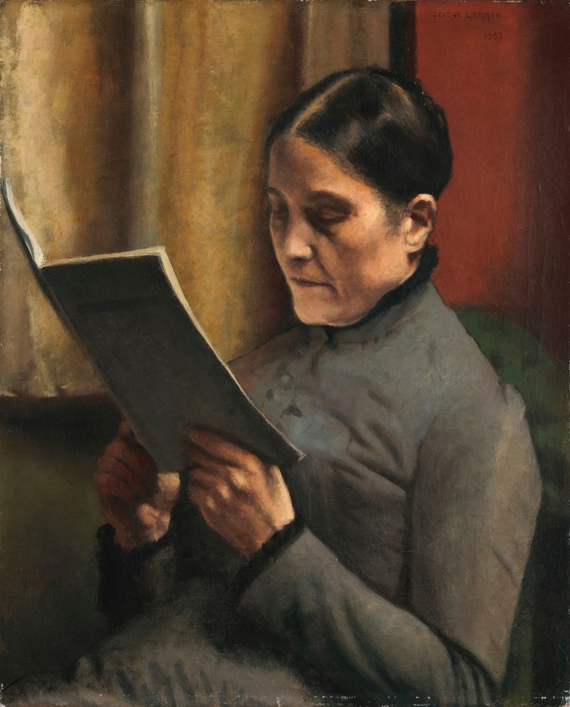 Georges Lemmen - La Mère de l’artiste
