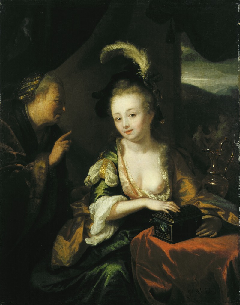 Godefridus Schalcken - De vermaning