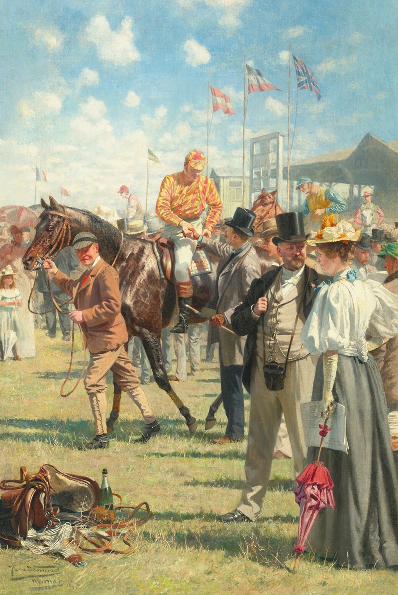 Hans Werner Schmidt - In the paddock or the winner